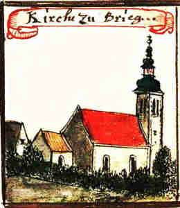 Kirche zu Brieg - Kocil, widok oglny